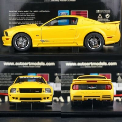 *SUPER RARE* Autoart 1/18 SALEEN MUSTANG S281 EXTREME YELLOW SUPERCHARGED