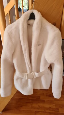 Off-White Embrace Faux Fur Jacket Aimn Gr. M Jacke