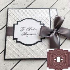 Metal Cutting Dies Nesting Frame Background Scrapbooking paper craft Embossing