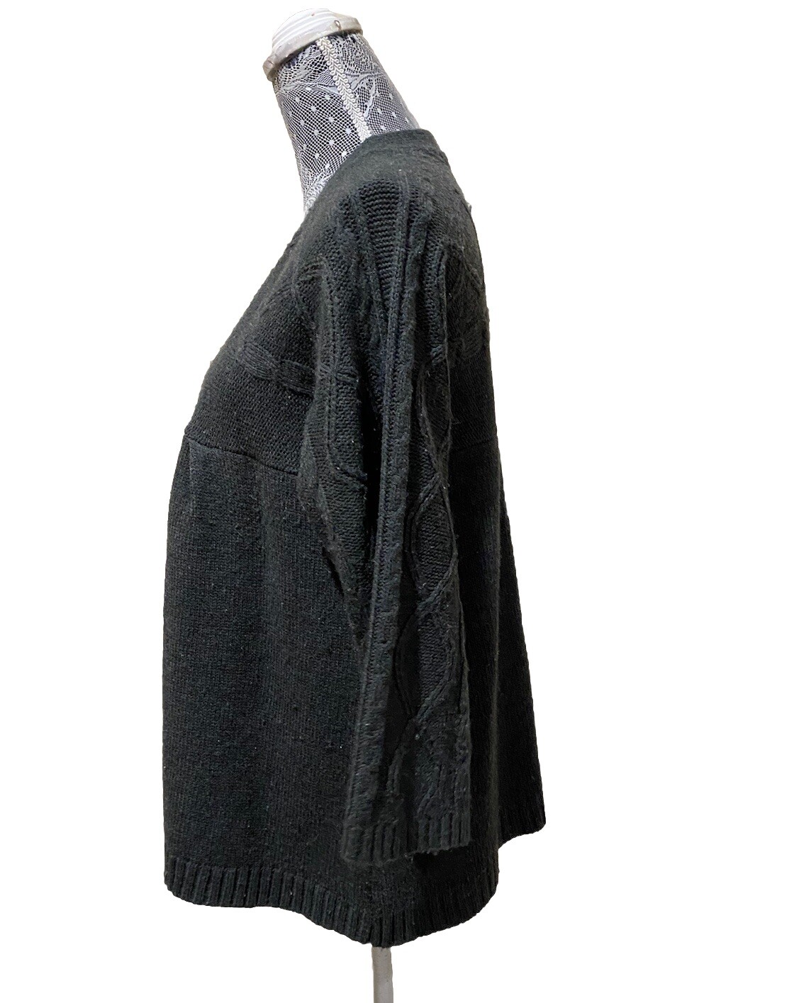 Classic Elements Sweater Womens Gray Solid Cardig… - image 10