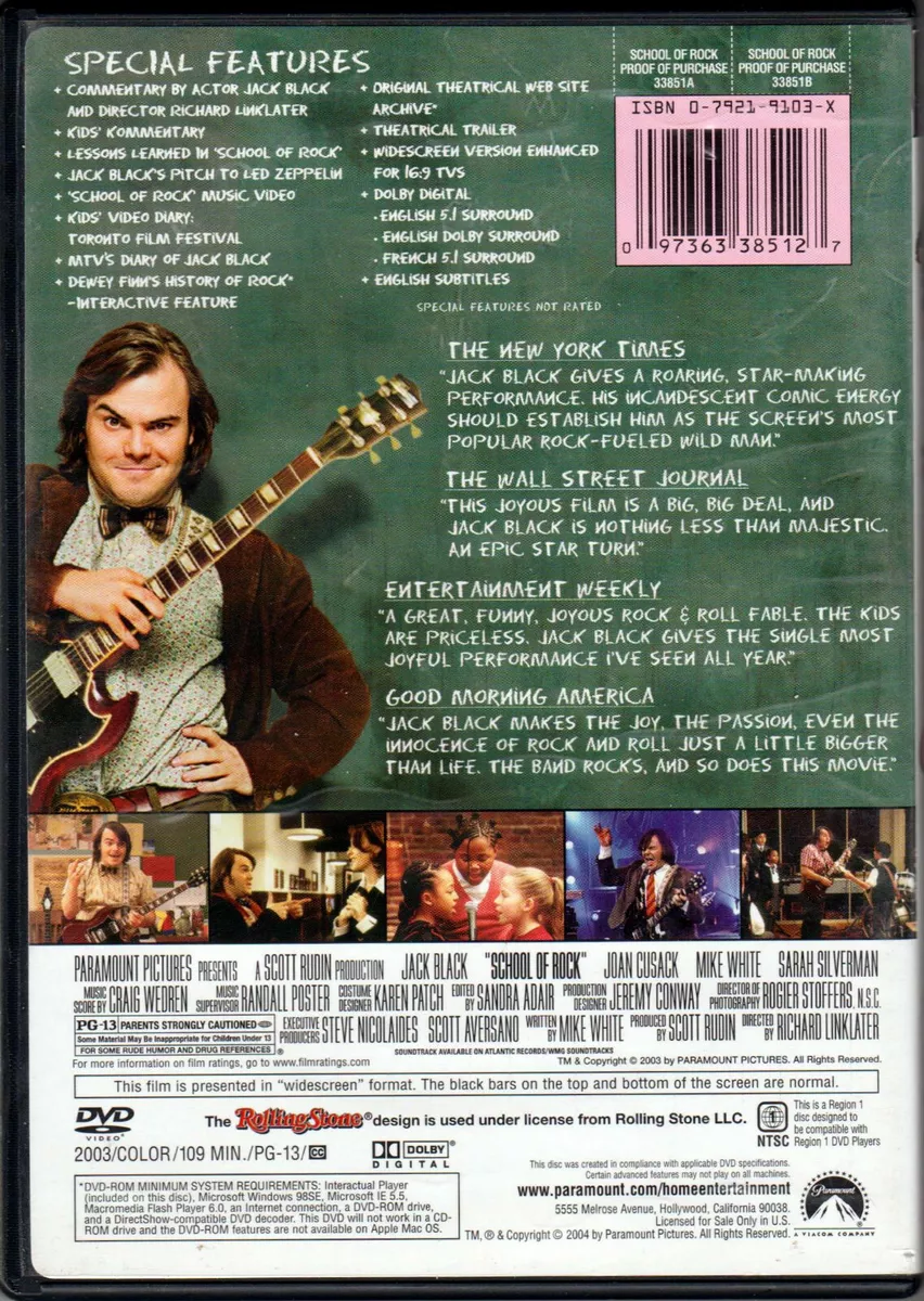 Jack Black School Of Rock