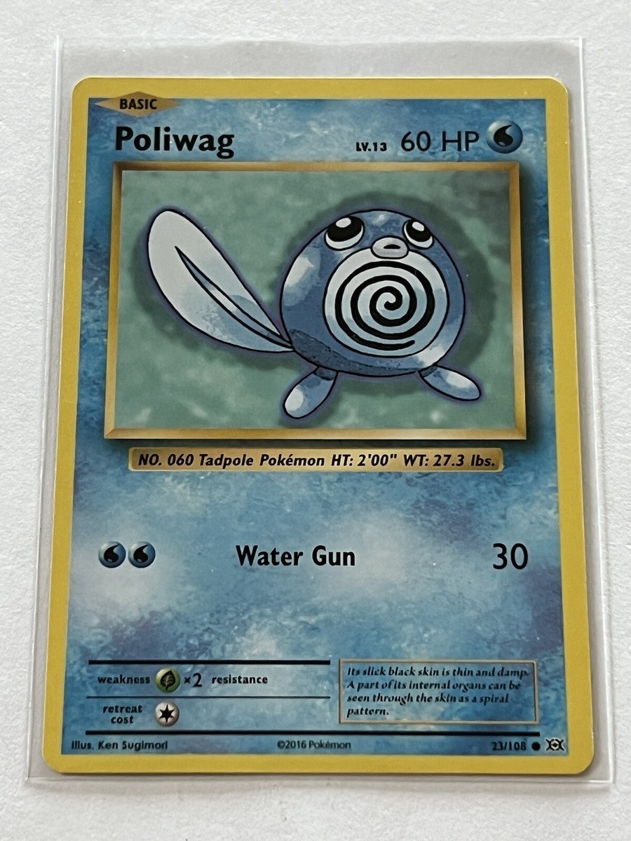 Poliwag 23 / 108 Pokemon XY Evolutions 2016 Near Mint Non Holo | eBay