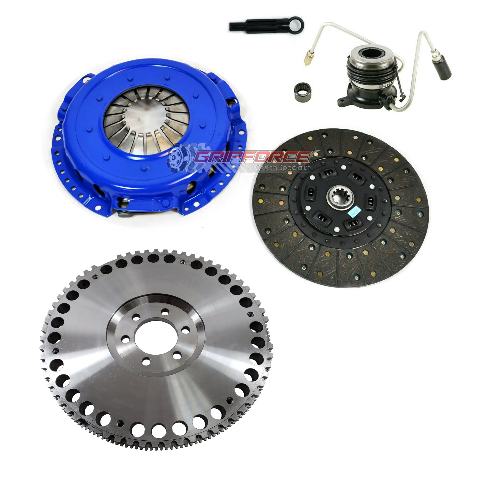 FX Stage 2 Clutch Kit & Chromoly Flywheel for 87-88 Jeep 4.0L 4.2L 89 Peugeot TR