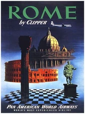 7779.Decoration Poster.Home Room wall interior art design.Rome.Travel decor