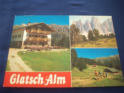 Ansichtskarte * Postkarte Neu * Glatsch Alm Villnöss St. Magdalena  Italien 1981