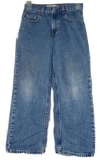 Levis 569 Denim Jeans Youth Boys 9 Blue Loose Straight Regular 24.5W x 23.5L