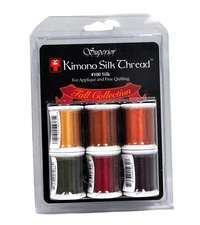 Superior Threads Kimono Silk Thread Set Happy Trails Collection 6 Spools