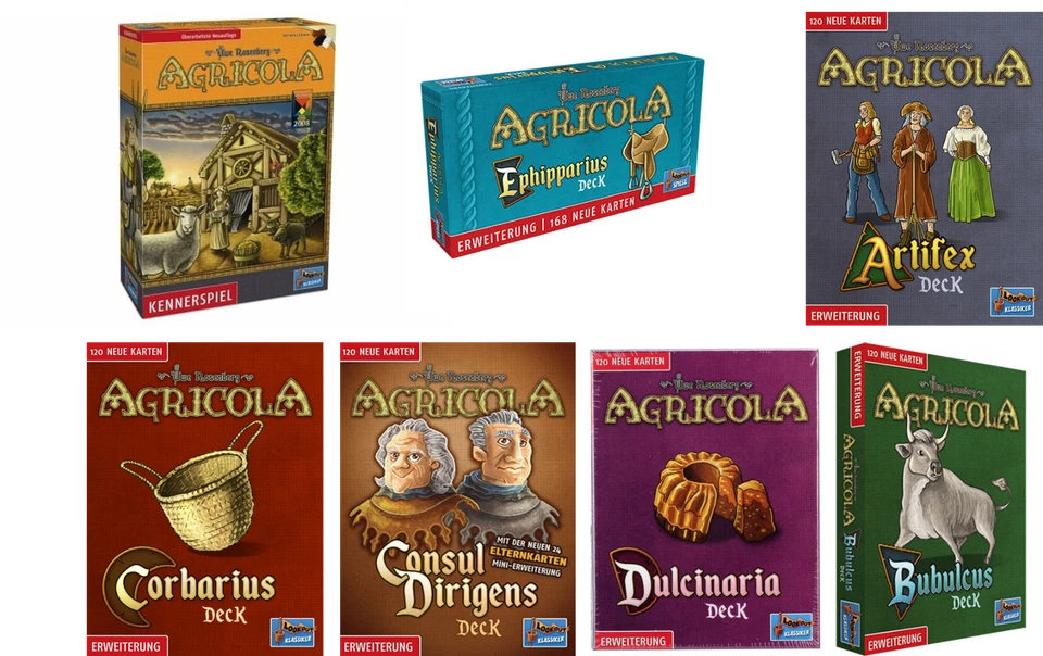 Agricola - Kennerspiel - div. Erweiterungen (zur Auswahl)  - Brettspiel - DT - Bild 1 von 1