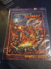 Shadowrun: Corporate Punishment Catalyst Game Labs FASA SCI FI RPG Role Playing