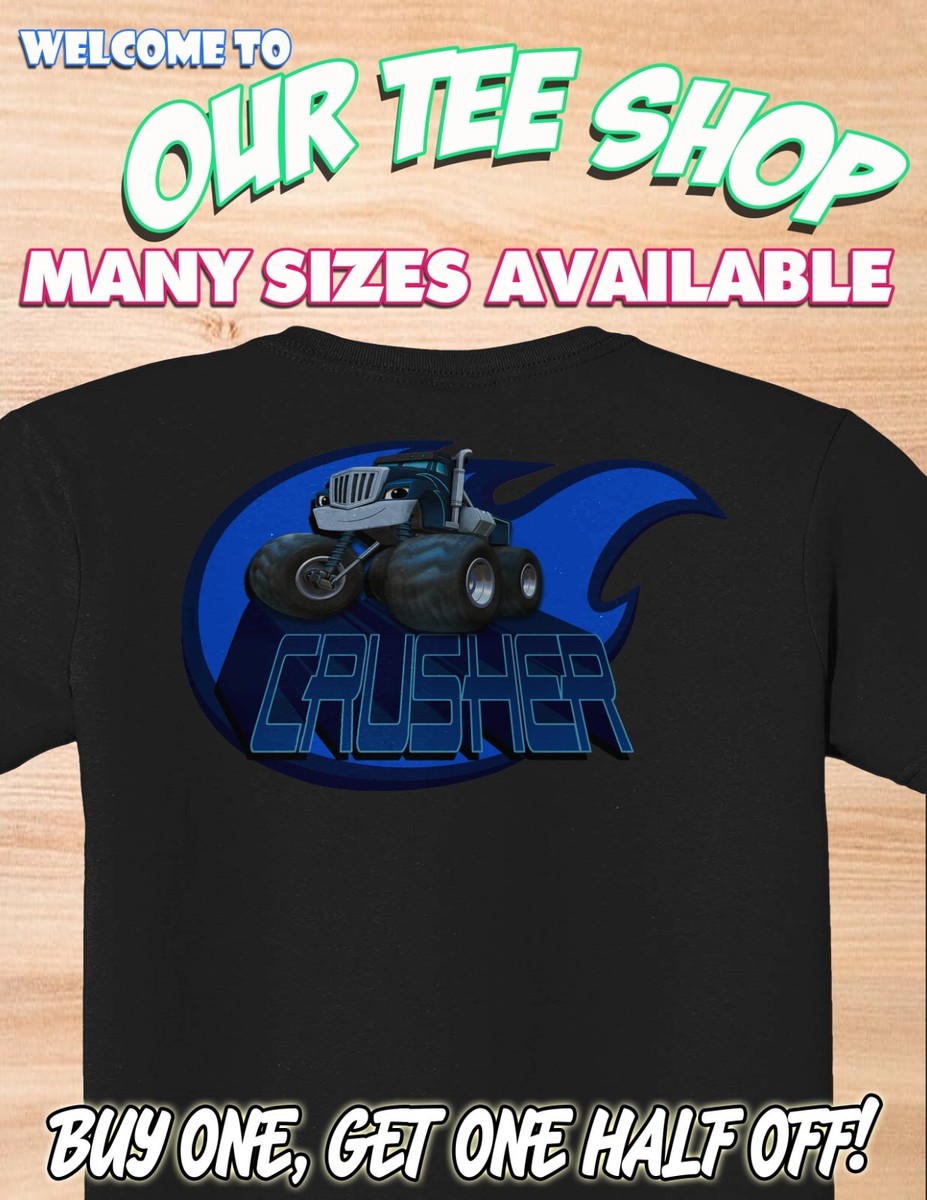 CRUSHER - Custom Shirt Blaze Monster Machines Cartoon TV Show