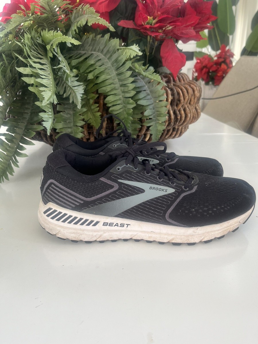 Brooks Beast 20 Mens Size 12.5 Black Athletic Running Shoes 