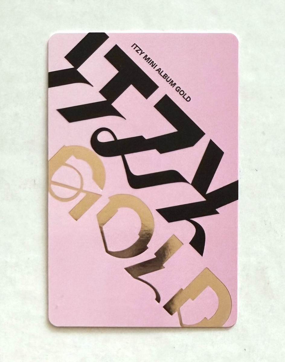 【直筆サイン】　ITZY mini album GOLD 直筆サイン】 ITZY mini album GOLD ITZY - 9th Mini Album