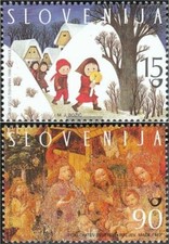 slovénie 240-241 (complète edition) neuf avec gomme originale 1998 Noël et nouve