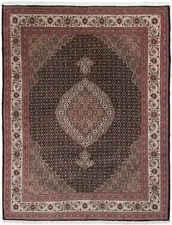 5x7 Rare Beauty Tabriizz Mahii Rug Wool & Silk High Kpsi Handmade Rug  Handmade