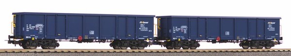 Piko 58239, 2Tlg. Set Offene GüTerwagen, Axbenet, Neu & Ovp, H0-image