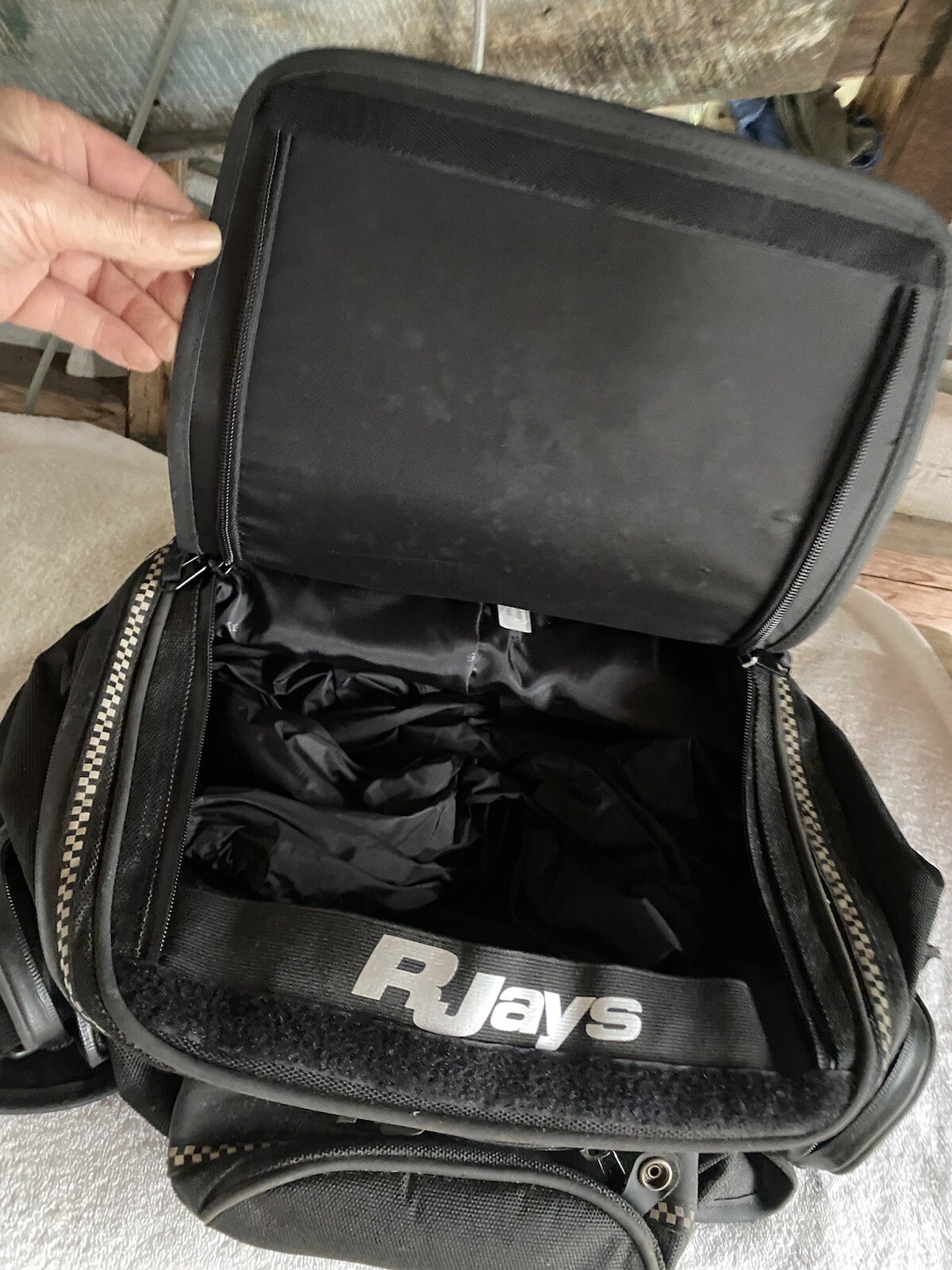 Rjays Strap On Weekender Motorcycle Road Tank Bag eBay
