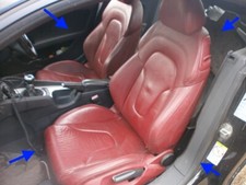 Audi Tt S Line 2011 Magma Red Leather Front Seats Genuine Mk2 8j 85k Miles R8 Audi Tt S Line 2011 Magma Red Leather Front Seats Genuine Mk2 8j 85k Miles R8