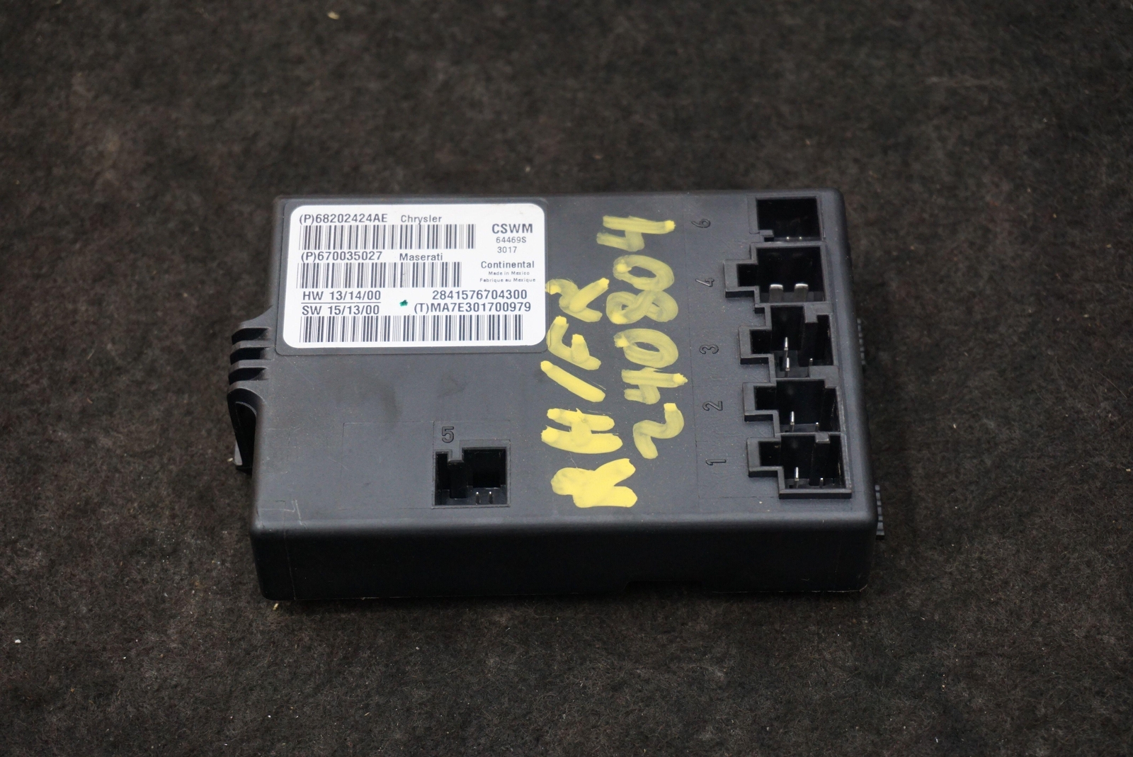Front Right Seat Heater Control Module Unit 670035027 Maserati Ghibli M157 17-24