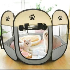 Portable Foldable Indoor and Outdoor Travel Pet Cats or Dogs Tent