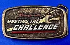 Snap-On Tools Meeting The Challenge Solid Brass BTS Belt Buckle SSX-1709
