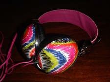 Yak Pak 360 Headphones, Multi Wave Ikat HP6390-669 