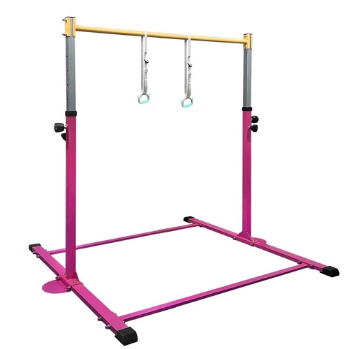 GLANT Gymnastic Kip Bar,Horizontal Bar for Kids Girls Junior,3' to 5' Adjusta...