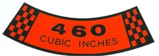 1971 FORD TRUCK 460 CID  AIR CLEANER DECAL