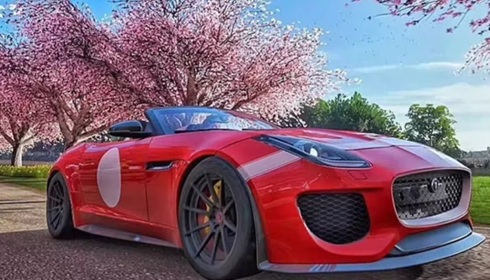 Cubierta divisor lateral de faldón lateral de fibra de carbono real P7 para Jaguar F-TYPE 2013-2019 Foto 3 de 4