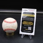 Larry Doby Signed Rawlings OAL Baseball Autograph Inscribed HOF 98 JSA ZJ23069