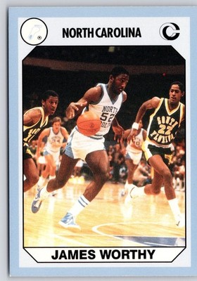 1990-91 Collegiate Collection North Carolina Tar Heels #5 James Worthy