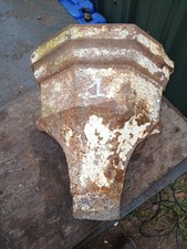 Old Vintage Cast Iron Gutter Hopper / Planter (1) Barn Find