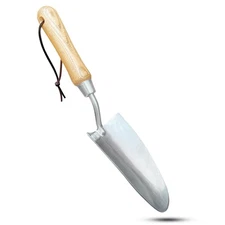 Garden Guru Eco Super Strong Garden Trowel with Ergonomic Wood Handle - 100% ...