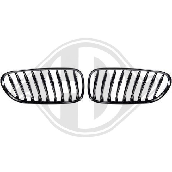 Diederichs KüHlergitter FüR BMW Z4 Roadster E85 E86 Schwarz GläNzend-image