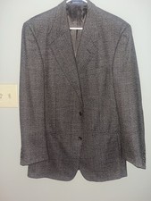 40 L Daniel Hechter Worsted Wool Nylon Sport Coat Blazer 1