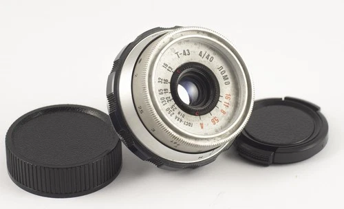 Lomo Triplet-43 T-43 F/4 40mm SMENA 8m CAMERA LENS ADAPTED m39 MOUNT CALIBRATED