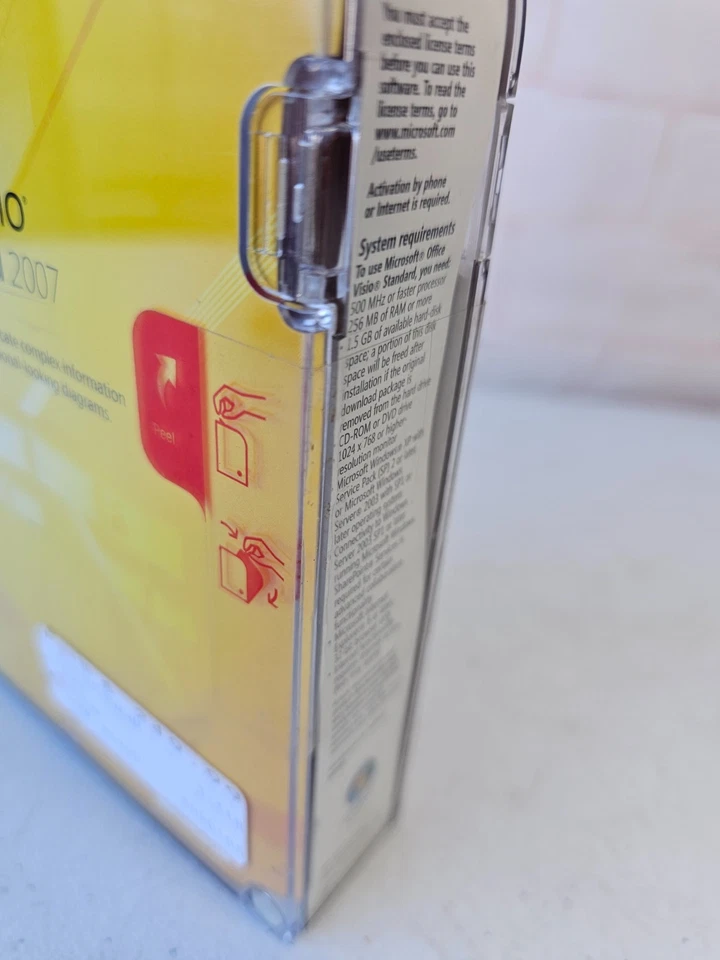 Microsoft Visio Standard 2007 PC New Sealed Skew D86-02751 Made in Puerto Rico - Image 4 of 4