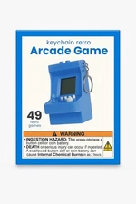 Keychain Retro Arcade Game 8 Bit Screen, Joystick & Buttons