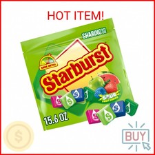 STARBURST Sour Chewy Candy Individually Wrapped Fruit Chew, Sharing Size, 15.6 O
