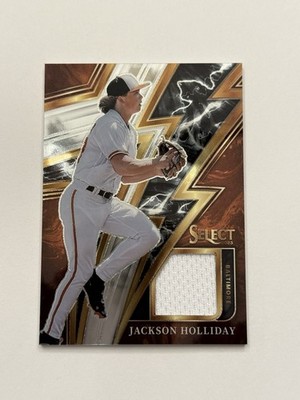 Jersey Patch Jackson Holliday | 2023 Panini Select Sparks Baltimore Orioles