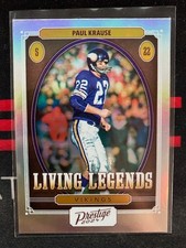 2024 Prestige Football Living Legends Paul Krause Holo LL-PKE Vikings