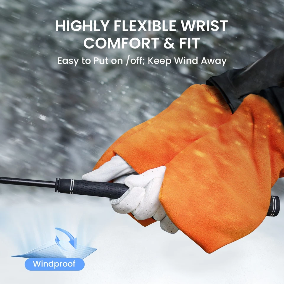 Luvas/luvas de golfe de lã inverno para golfe e esportes par EUA - Imagem 3 de 4