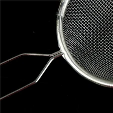 Snack Fryer Strainer Wire Fine Mesh Oil Strainer Flour Colander Sifter Sieve