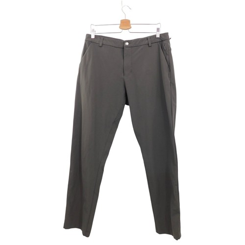 Lululemon Herren Commission Pant Classic Warpstreme 30L in Dark Olive Travel Work