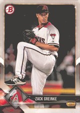 2018 Bowman #4 Zack Greinke