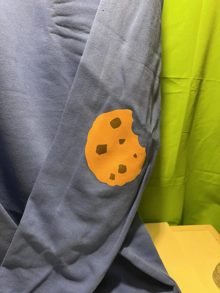 Sesame Street Cookie Monster Super 7 pullover sweatshirt 3XL - Image 3 of 4