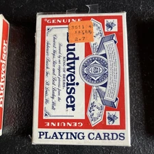 Budweiser King of Beers Deck of Playing Cards - U. S. Playing Card Co. - Sealed 