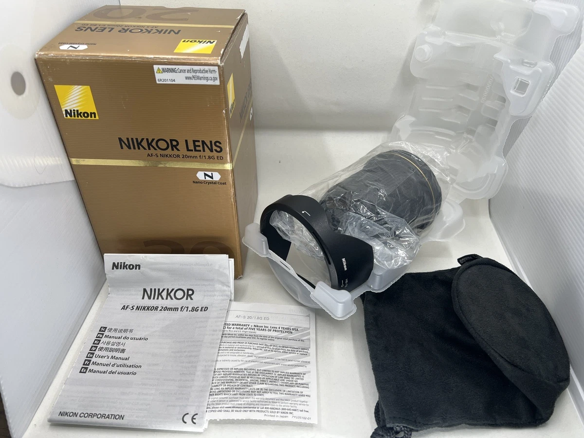20mm Focal f/1.8 Camera Lenses for Nikon for sale - eBay