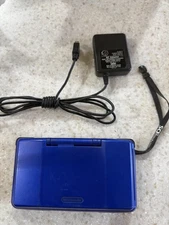 NINTENDO DS blue HANDHELD GAME CONSOLE SYSTEM with charger HANDHELD NES HQ
