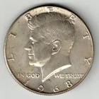 1968-D Kennedy 40% Silver Half Dollar