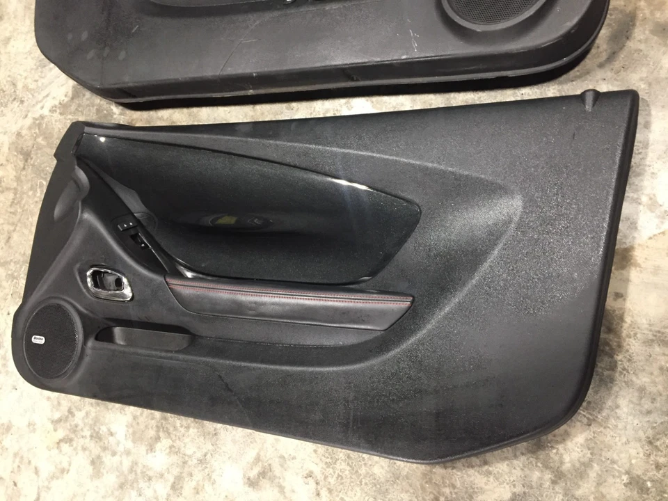 Chevrolet Camaro ZL1 SS 2010-2015 conjunto cupé paneles de puerta tarjeta inserto negro A 2637 Foto 4 de 4